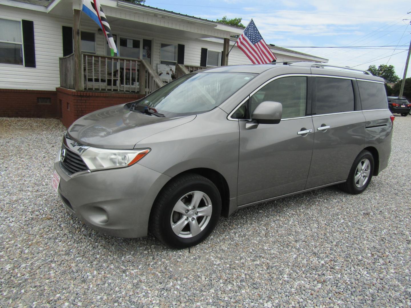 2013 Gray /Gray Nissan Quest 3.5 S (JN8AE2KPXD9) with an 3.5L V6 DOHC 24V engine, Automatic transmission, located at 15016 S Hwy 231, Midland City, AL, 36350, (334) 983-3001, 31.306210, -85.495277 - Photo#2